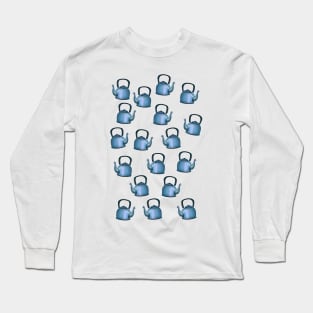 Teapot Pattern Long Sleeve T-Shirt